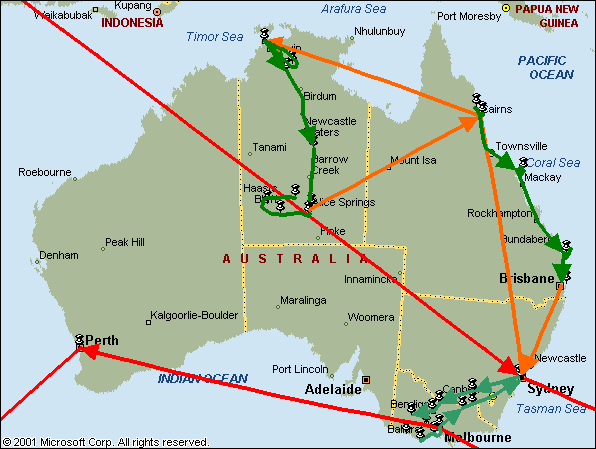 World Trip, Australia - Overview